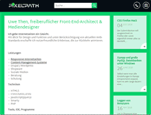 Tablet Screenshot of pixelpath.de